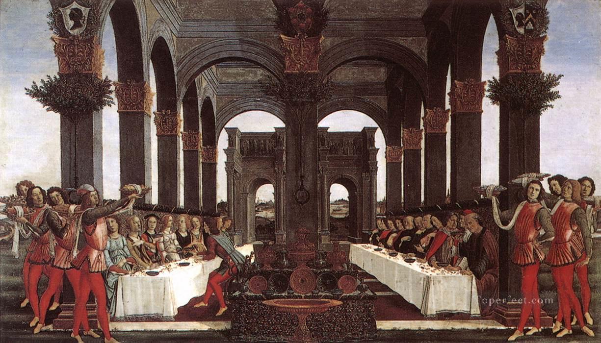 Nastagio cuarto Sandro Botticelli Pintura al óleo